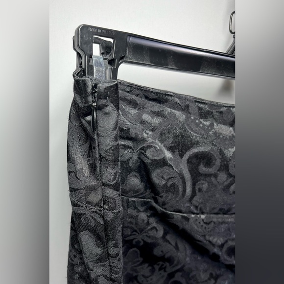 🌺Lace-Up Skirt with Mermaid Ruffle, Jacquard Maxi Skirt🌸🌺 - Picture 8 of 16